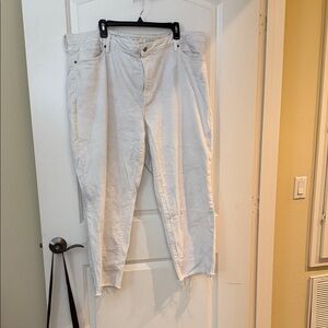 Old Navy Cream Straight Jeans